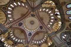 Fatih Mosque photo inside the dome royalty free stock images Fatih Mosque photo inside the dome royalty free stock images
