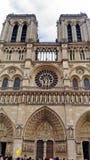 Façade du Notre Dame Cathedral photos stock Façade du Notre Dame Cathedral photos stock