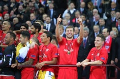 FC λέσχη της Σεβίλλης - ο νικητής της ένωσης 2015 UEFA Ευρώπη στοκ εικόνες FC λέσχη της Σεβίλλης - ο νικητής της ένωσης 2015 UEFA Ευρώπη στοκ εικόνες