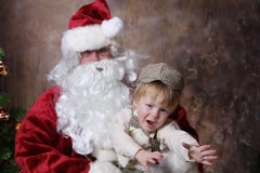 Fear Of Santa Stock Photo Fear Of Santa Stock Photo