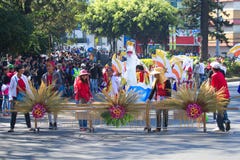 27 februari, 2015 Baguio, Filippijnen De Bloemfestival van Baguiocitys Panagbenga royalty-vrije stock afbeeldingen 27 februari, 2015 Baguio, Filippijnen De Bloemfestival van Baguiocitys Panagbenga royalty-vrije stock afbeeldingen