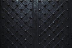 Feche acima da porta do ferro com ornamento imagem de stock royalty free Feche acima da porta do ferro com ornamento imagem de stock royalty free