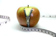 Fecho de correr de Apple imagens de stock royalty free Fecho de correr de Apple imagens de stock royalty free