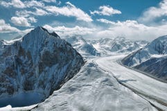 Fedchenko-Gletscher auf Tadschikistan Lizenzfreie Stockbilder Fedchenko-Gletscher auf Tadschikistan Lizenzfreie Stockbilder