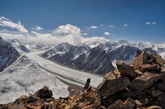 Fedchenko-Gletscher auf Tadschikistan Lizenzfreies Stockbild Fedchenko-Gletscher auf Tadschikistan Lizenzfreies Stockbild