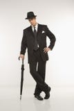 Fedora da portare dell'uomo d'affari fotografia stock Fedora da portare dell'uomo d'affari fotografia stock