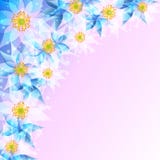 Feestelijke achtergrond met abstracte bloemen vector illustratie Feestelijke achtergrond met abstracte bloemen vector illustratie