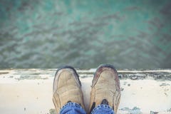 Bare feet on cement stock photo. Image of injury, cement - 24608628