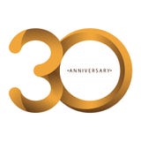 Feiern, Jahrestag des 30. Jahrjahrestages der Zahl, Geburtstag Luxusduoton-Goldbraun lizenzfreie abbildung Feiern, Jahrestag des 30. Jahrjahrestages der Zahl, Geburtstag Luxusduoton-Goldbraun lizenzfreie abbildung