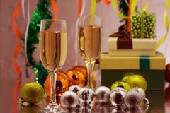 Feiertag Champagne feiernd Weihnachten und neues Jahr feiern mit Champagner stockbilder Feiertag Champagne feiernd Weihnachten und neues Jahr feiern mit Champagner stockbilder
