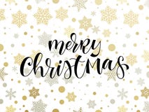 Feiertagsschneeflockenmuster-Hintergrundschablone der frohen Weihnachten und Hand gezeichnete Kalligraphie zitieren Text für Gruß lizenzfreie abbildung Feiertagsschneeflockenmuster-Hintergrundschablone der frohen Weihnachten und Hand gezeichnete Kalligraphie zitieren Text für Gruß lizenzfreie abbildung