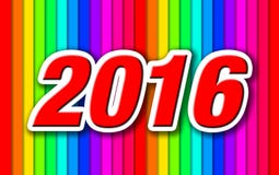 Feliz Año Nuevo 2016 stock de ilustración Feliz Año Nuevo 2016 stock de ilustración