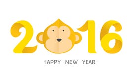 Feliz Año Nuevo 2016 stock de ilustración Feliz Año Nuevo 2016 stock de ilustración
