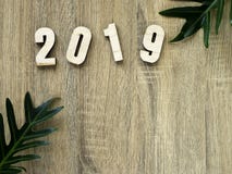 Feliz Año Nuevo 2019 del número del símbolo del suspiro imágenes de archivo libres de regalías Feliz Año Nuevo 2019 del número del símbolo del suspiro imágenes de archivo libres de regalías