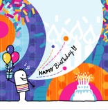 Feliz cumpleaños libre illustration Feliz cumpleaños libre illustration