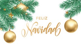 Feliz Navidad Spanish Merry Christmas Holiday Golden Hand Drawn Calligraphy Text For Greeting Card Of Star Ornament Decoration On Royalty Free Stock Image Feliz Navidad Spanish Merry Christmas Holiday Golden Hand Drawn Calligraphy Text For Greeting Card Of Star Ornament Decoration On Royalty Free Stock Image