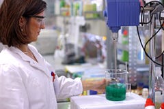 Female Chemical Engineer In Lab