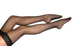 Female Legs and Nylon Stockings