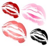 Female Lips Lipstick Kiss Vectors
