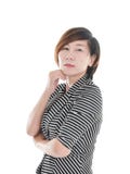Femme asiatique futée d'affaires image libre de droits Femme asiatique futée d'affaires image libre de droits