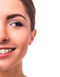 Femme avec des supports photo stock Femme avec des supports photo stock