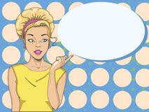 Femme comique Femmes stupéfaites Fille d'art de bruit beauté illustration de vecteur Femme comique Femmes stupéfaites Fille d'art de bruit beauté illustration de vecteur