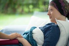 Femme de Cancer image stock Femme de Cancer image stock