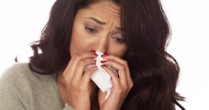 Femme mexicaine malade Photos stock Femme mexicaine malade Photos stock