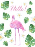 Fenicotteri rosa dell'acquerello royalty illustrazione gratis Fenicotteri rosa dell'acquerello royalty illustrazione gratis