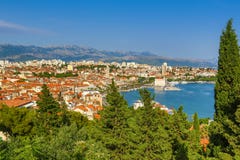 Fente de Skyview, Croatie photos stock Fente de Skyview, Croatie photos stock