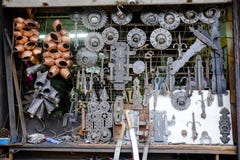 Fenêtre de magasin de forgeron dans Safranbolu image stock Fenêtre de magasin de forgeron dans Safranbolu image stock
