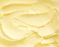 Fermez-vous de la crème glacée de banane image libre de droits Fermez-vous de la crème glacée de banane image libre de droits