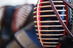Fermez-vous du casque de kendo photo stock Fermez-vous du casque de kendo photo stock