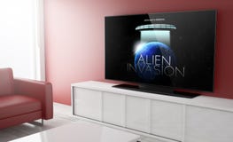 Fernsehintelligenter Film stockbild Fernsehintelligenter Film stockbild