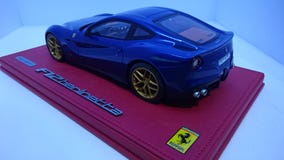 Ferrari F12 Berlinetta Tour de France edition rear view royalty free stock photo Ferrari F12 Berlinetta Tour de France edition rear view royalty free stock photo