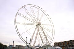 Ferris koło na Brukselskiej ulicie fotografia stock Ferris koło na Brukselskiej ulicie fotografia stock