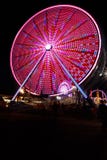 Ferris Wheel And Carnival Fair At Night Royalty Free Stock Images Ferris Wheel And Carnival Fair At Night Royalty Free Stock Images
