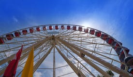 Ferris wheel in Geneva Geneve of Switzerland royalty free stock photos Ferris wheel in Geneva Geneve of Switzerland royalty free stock photos