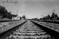 Ferrocarril largo a la distancia fotos de archivo Ferrocarril largo a la distancia fotos de archivo