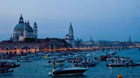 Festa del Redentore em Veneza foto de stock Festa del Redentore em Veneza foto de stock
