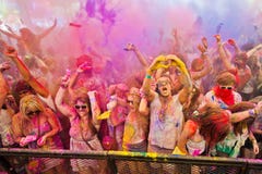 Festival der Farbe Holi eine Partei Festival der Farbe Holi eine Partei