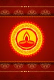 Festival van kleuren - aarden lamp, Diwali vector illustratie Festival van kleuren - aarden lamp, Diwali vector illustratie