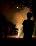 Festival van lichten in het Vuurwerk van India - Diwali- royalty-vrije stock fotografie Festival van lichten in het Vuurwerk van India - Diwali- royalty-vrije stock fotografie