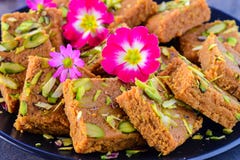 Indian Sweet -milk cake royalty free stock photography Indian Sweet -milk cake royalty free stock photography