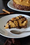 Festlicher selbst gemachter Kürbiskuchen mit Schokolade für Danksagung stockfoto Festlicher selbst gemachter Kürbiskuchen mit Schokolade für Danksagung stockfoto