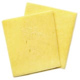 Fette del formaggio isolate sulla vista superiore bianca Immagine Stock Libera da Diritti Fette del formaggio isolate sulla vista superiore bianca Immagine Stock Libera da Diritti