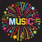 Feu d'artifice de musique