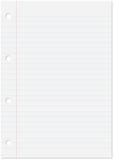 Feuille blanche blanc avec les lignes bleues illustration stock Feuille blanche blanc avec les lignes bleues illustration stock