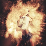 Fiction woman dance stock photography Fiction woman dance stock photography