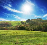 Field And Sun Royalty Free Stock Image